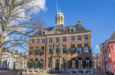 Historisch gebouw van het Gereformeerd Gymnasium in Leeuwarden