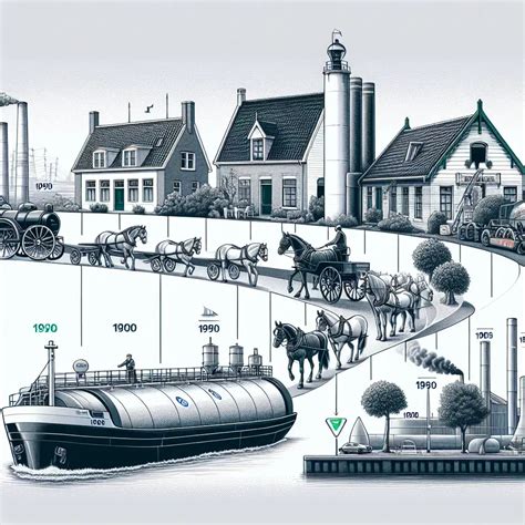 Infographic over de geschiedenis van Shell en zijn connecties