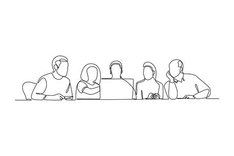 Illustratie van een kerkenraad in vergadering