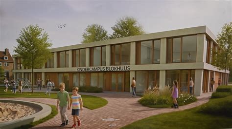 visualisatie van het nieuwe schoolgebouw van Basisschool De Horizon