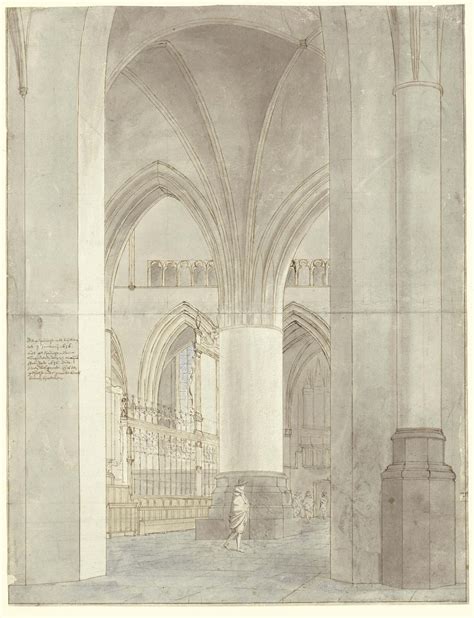 Detail van de koolbladkapitelen in het koor van de Sint-Nicolaaskerk