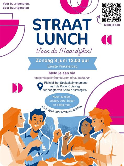 Illustratie van een gezellige koffieochtend na de kerkdienst