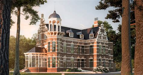 Artistieke impressie van de Kogerkerk na de herbouw met de nieuwe toren