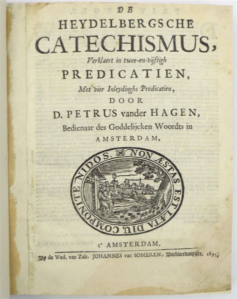 Illustratie van de Heidelberger Catechismus