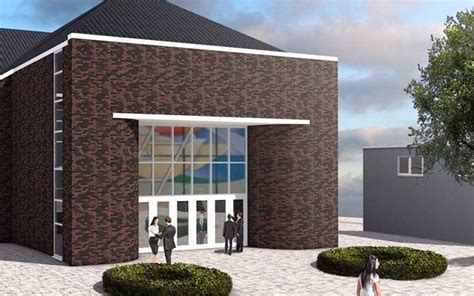 Artistieke impressie van het nieuwe kerkgebouw van Beth-El Sliedrecht