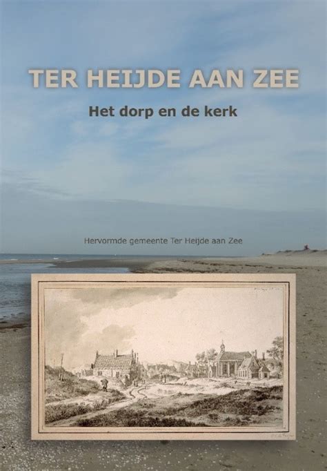 Historische weergave van Ter Heijde aan Zee met de kerk