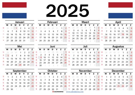 Kalender met geplande kerkelijke evenementen en preekbeurten