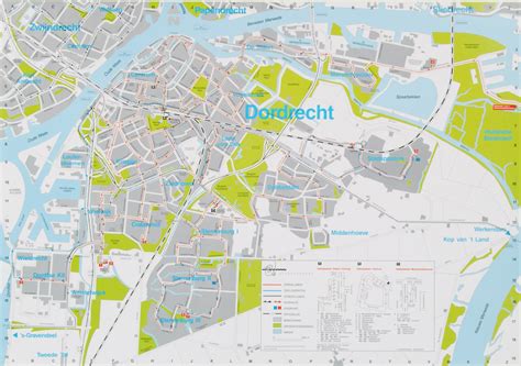 Afbeelding van de oude kaart van Dordrecht