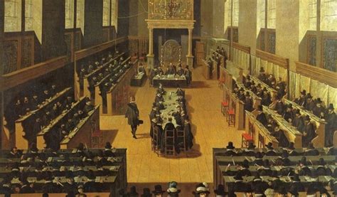Spotprent uit de periode van de Synode van Dordrecht