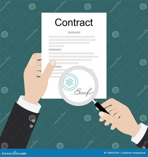 illustratie van een juridisch contract met handtekeningen