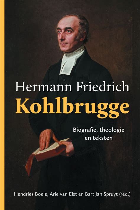 boekomslag van 'Hermann Friedrich Kohlbrugge, biografie, theologie en teksten'