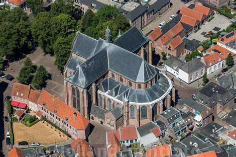 Schematische weergave van de Grote Kerk in Harderwijk