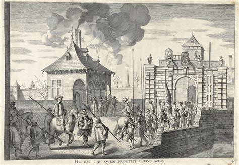 een historische prent van de wederdopersopstand in Amsterdam in 1535