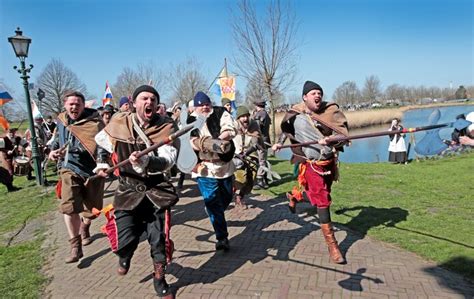 Illustratie van de Watergeuzen die Brielle innemen