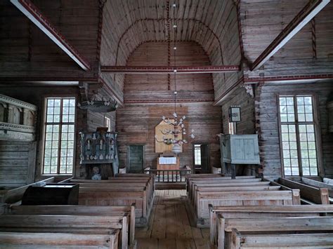 Artistieke impressie van de oude houten kerk van Andijk