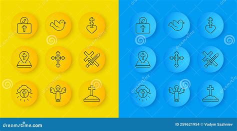 Illustratie van een religieus kruis met symbolische elementen van lijden en hoop