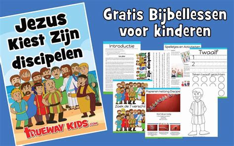 illustratie van de eerste discipelen die Jezus volgen