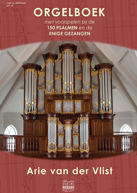 Illustratie van een orgelboek met voorspelen