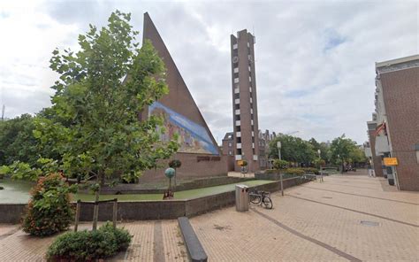 Illustratie van de Goede Rede kerk als herkenbaar gebouw in Almere Haven