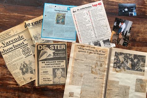 Collage van diverse krantenknipsels uit september 1990, met nieuwsfeiten, advertenties en culturele aankondigingen.
