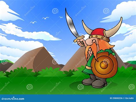 Illustratie van een Viking zwaard met pommelkap versierd met wilde zwijnen