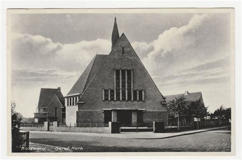 Artistieke impressie van de Gasthuiskerk van Bolsward
