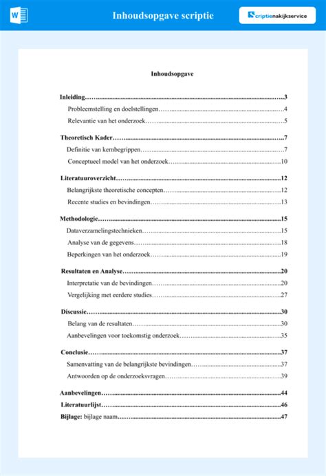Structuur en inhoudsopgave van het Gereformeerd Kerkboek