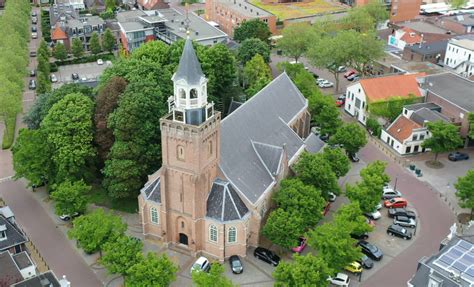 Kaart van de historische kerken in Bodegraven