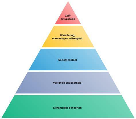 Infographic die de interactie tussen verschillende behoeften toont