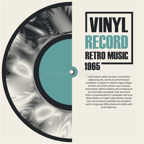 Illustratie van een vinylplaat met bluesmuziek, omringd door symbolen van geschiedenis en menselijk leed.