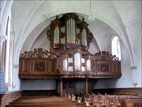 Het historische orgel van A.A. Hinsz in de kerk van Zandeweer