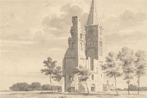 Historische tekening van het Faber-orgel uit 1658