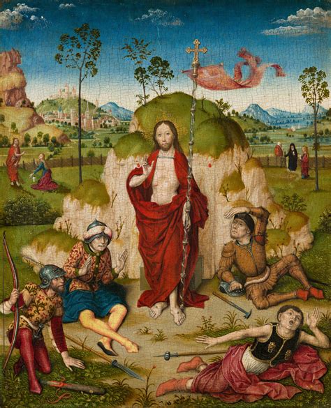 Illustratie van de opstanding van Christus