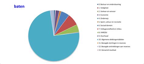 Overzicht van de financiële begroting en lasten van de diaconie