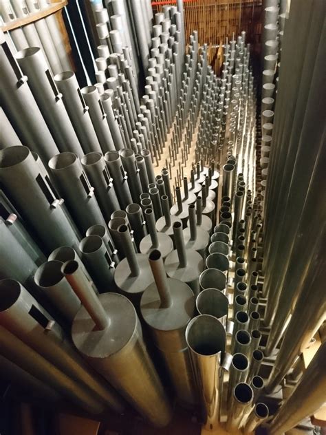 Close-up van het gerestaureerde pijpwerk van het Hoofdwerk van het Bätz-orgel.