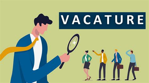 Illustratie van een kerkgebouw met een 'Vacature' bord