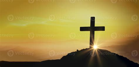 illustratie van de kruisiging van Jezus op Golgotha