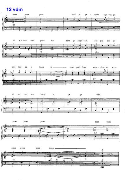 bladmuziek van 