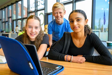 Tabel met de verdeling van leerlingen per onderwijssort en leerjaar op Portus Groene Hart