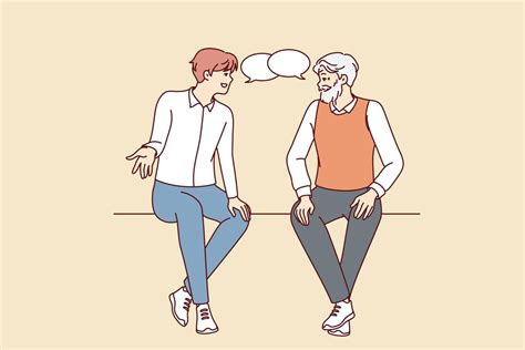 Illustratie van een ouder en tiener die met elkaar in gesprek zijn, met nadruk op luisteren en empathie.