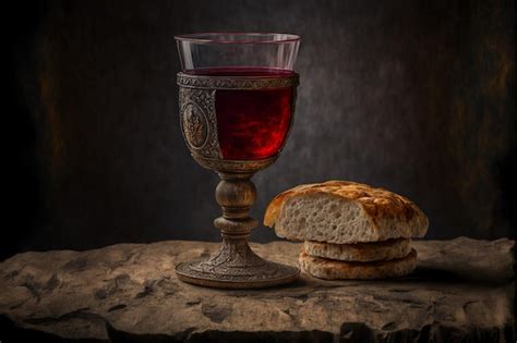 Illustratie van de Emmaüsgangers of een brood en wijn
