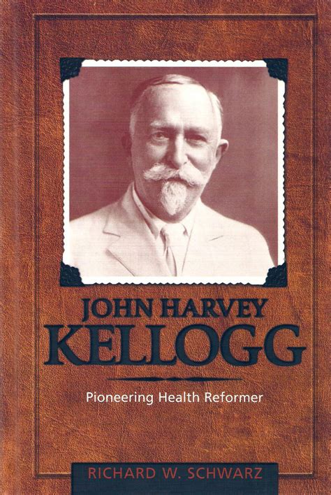 Afbeelding van John Harvey Kellogg, pionier op het gebied van ontbijtgranen en gezondheidsleer.