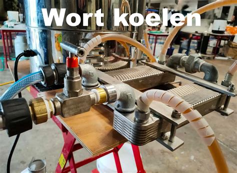Verschillende methoden voor het koelen van wort