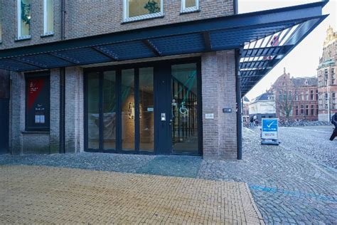 Plattegrond van de Richtershof met de ingang aan de Jhr. Von Heydenstraat