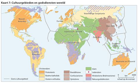 wereldkaart met markeringen op gebieden waar christenen vervolgd worden