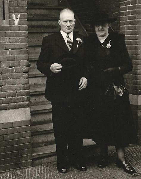 Historische foto van diaken Hakkenberg met zijn vrouw