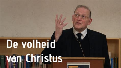 Ds. W. Pieters tijdens de intrededienst