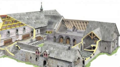 Illustratie van het voormalige Klooster Claercamp