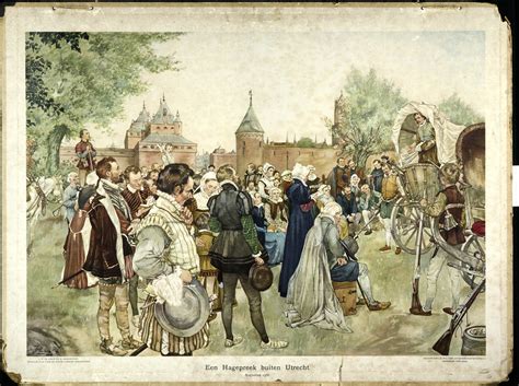 historische illustratie van de Reformatie in Nederland