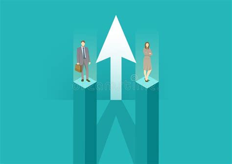 illustratie van een man en een vrouw die samenwerken